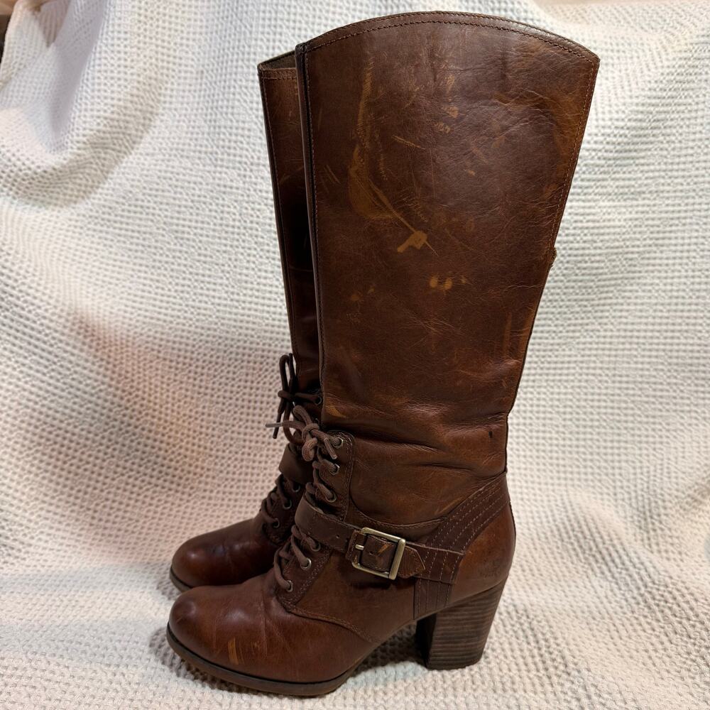 Timberland Trenton Knee High Leather Waterproof  Walking Boots Size 8
